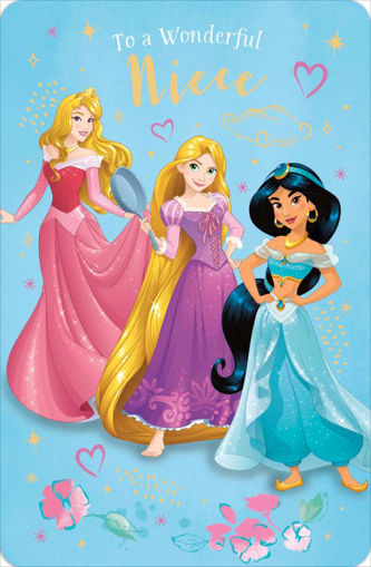 Picture of WONDERFUL NIECE PRINCESS CARD